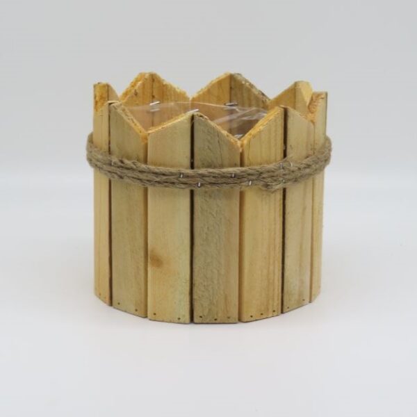 CASPO' LEGNO 17X15 CM naturale (Cod. 41147-01)