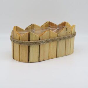 CASPO' LEGNO 26X13X11 CM naturale (Cod. 41149-01)