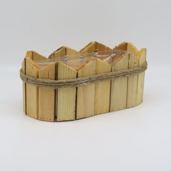 CASPO' LEGNO 26X13X11 CM naturale (Cod. 41149-01)