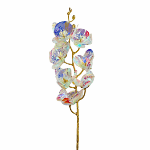 RAMO ORCHIDEA H60 CM iridescente (Cod. 41174-01)