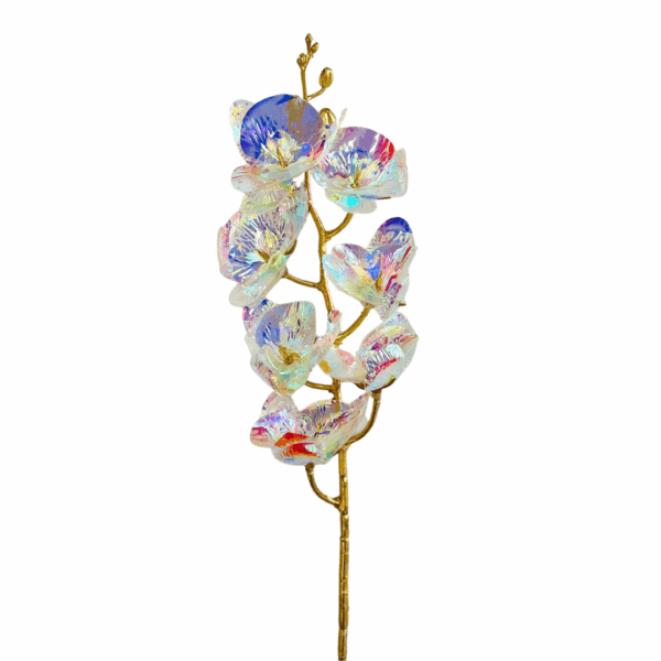 RAMO ORCHIDEA H60 CM iridescente (Cod. 41174-01)