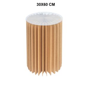 COLONNA CARTA 180GR CON BASE PLEXIGLASS 30X60 CM kraft (Cod. 39815-02)