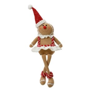 OMETTO PAN DI ZENZERO GAMBE MOLLI 20X12 H48 CM  (Cod. 41321-01)