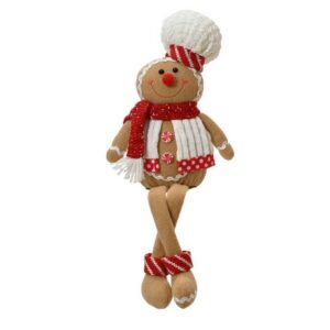 OMETTO PAN DI ZENZERO GAMBE MOLLI 20X12 H48 CM  (Cod. 41321-02)