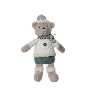 ORSETTO IN POLIESTERE 22X12 H40 CM verde-menta (Cod. 41275-01)