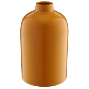 VASO METALLO 15X15X25 CM arancione-curry (Cod. 41076-02)