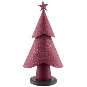 ALBERO DI METALLO CON BASE 26X16X48 CM melanzana (Cod. 41078-01)