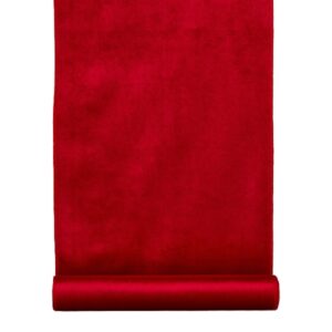 RUNNER STOFFA VELLUTO 35X180 CM 150 GR rosso (Cod. 40956-01)