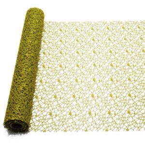 RETINA POLYCOTTON "SPIDER" DECOR MESH CM 48x5MT verde-scuro (Cod. 19632-02)