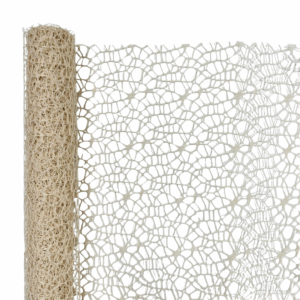 RETINA POLYCOTTON "SPIDER" DECOR MESH CM 48x5MT tortora (Cod. 19632-16)