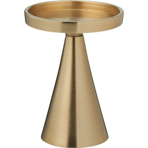 PORTACANDELA ALLUMINIO ORO 10X13 CM  (Cod. 41120-01)