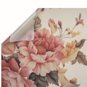 BOBINA AUTUMN GARDEN CON STAMPA 1X25MT 35MY avorio (Cod. 41100-01)