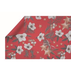 BOBINA  PERLATO WHITE CHRISTMAS 1X25MT 40MY rosso (Cod. 41102-02)