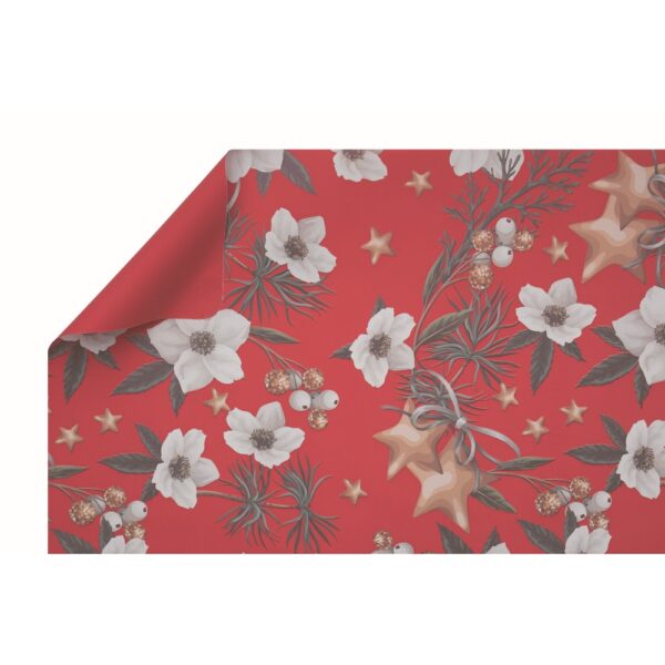 BOBINA  PERLATO WHITE CHRISTMAS 1X25MT 40MY rosso (Cod. 41102-02)