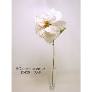 RAMO STELLA DI NATALE CM 73 crema (Cod. 41231-01)