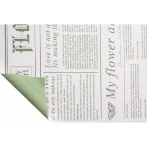 12 PZ. FOGLIO PERLATO 60MY 58X58 CM  verde-salvia (Cod. 41068-04)