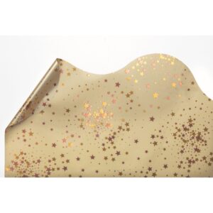 50PZ SOTTOVASO LITTLE STAR FONDO PIENO D60 35MY oro (Cod. 41138-02)