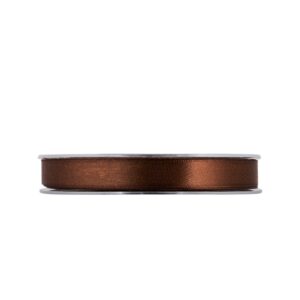 NASTRO DOPPIO RASO ECONOMICO MM15 X 50MT  marrone-23 (Cod. 39338-21)