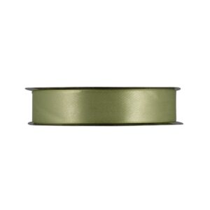 NASTRO DOPPIO RASO ECONOMICO MM25 X 50MT  verde-salvia-26 (Cod. 39339-38)