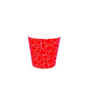 10 PZ. CASPO' CARTA EUREKA 10,5X14,2 H12,3 CM rosso (Cod. 41464-01)