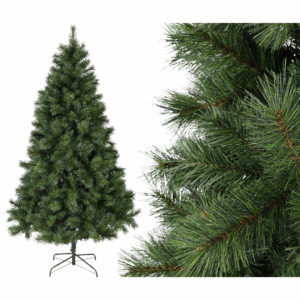 ALBERO DI NATALE ONTARIO  H210 D132 CM 54 RAMI verde--834-tips (Cod. 38498-01)
