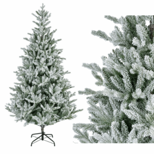 ALBERO DI NATALE ALLISON H180 D112CM 38 RAMI innevato-1234-tips (Cod. 38503-01)