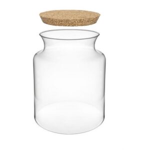 VASO VETRO H25 D17 CON TAPPO SUGHERO   (Cod. 41437-01)