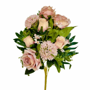 FRONTALE ROSE E PON PON malva (Cod. 41466-04)