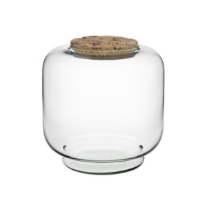 VASO VETRO H24 D24 CON TAPPO SUGHERO RUSTICO  (Cod. 41441-01)