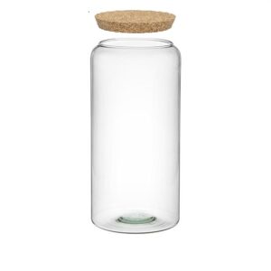 VASO VETRO H30 D15 CON TAPPO SUGHERO   (Cod. 41438-01)