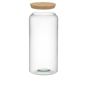 VASO VETRO H40 D15 CON TAPPO SUGHERO   (Cod. 41439-01)