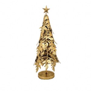 ALBERO DECORATIVO MILLEFOGLIE D33 H70,5 CM  VB. oro (Cod. 41428-01)
