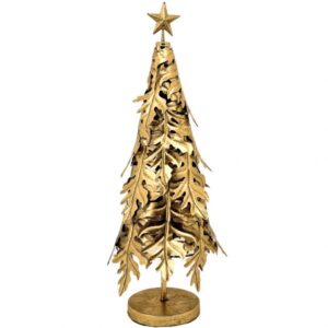 ALBERO DECORATIVO MILLEFOGLIE D43 H83 CM VB. oro (Cod. 41429-01)