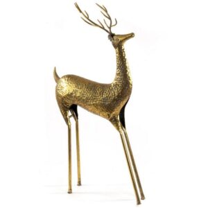 RENNA METALLO 61X32,5 H130 CM  VB. oro (Cod. 41430-01)