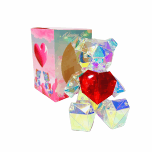 ORSETTO TEDDY BEAR LUMINOSO IN SCATOLA 11X10X13 CM con-batteria-tampone (Cod. 41486-01)