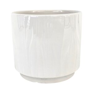 MIRATRADE SET 6 CASPO CERAMICA XILEMA D14 H12 CM bianco (Cod. 41762-01)