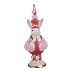 MIRATRADE CONIGLIOI PORTAOGG. CERAMICA 17,5X14,5 H47 CM rosa (Cod. 41759-02)