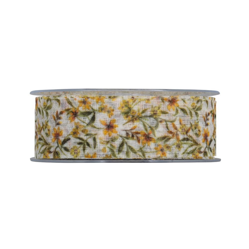 NASTRO LINO FIORE MM40 X 20 MT giallo-05 (Cod. 41512-01)