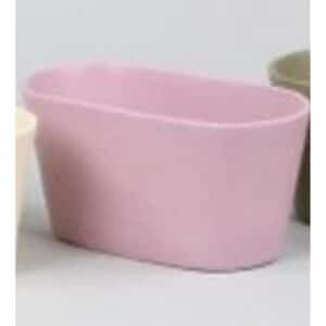 PORTAVASO CERAMICA PER 2 VASI ORCHIDEA 12 CM opaco-rosa (Cod. 40360-04)