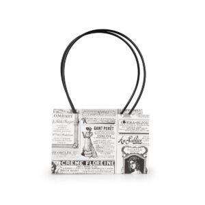 SET 10 BORSE NEWSPAPER 13,5X22X10,8 CM  (Cod. 41547-01)