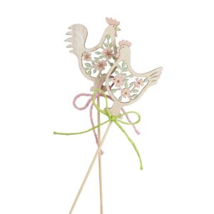 SET 8 PZ PICK GALLINE PASQUA H31,3 CM  (Cod. 41561-01)