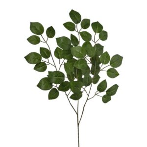 RAMO FOGLIE ROSA H60 CM verde (Cod. 41698-01)