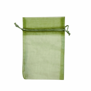 CONF. 10 PZ. BUSTA ORGANZA H17X12 CM verde-salvia (Cod. 4775-10)