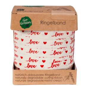 NASTRO LOVE MM10 X 100MT rosso-naturale- (Cod. 41680-01)