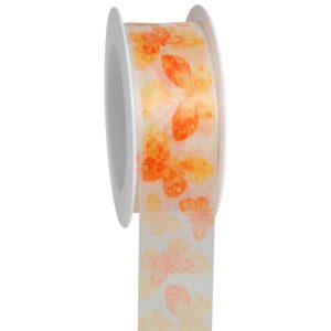 NASTRO FARFALLE BUTTERFLY DANCE MM40 X 15 MT arancione-giallo-12 (Cod. 41682-01)