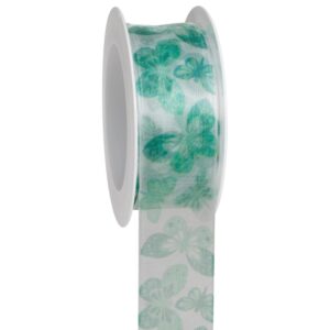 NASTRO FARFALLE BUTTERFLY DANCE MM40 X 15 MT verdeacqua-331 (Cod. 41682-03)