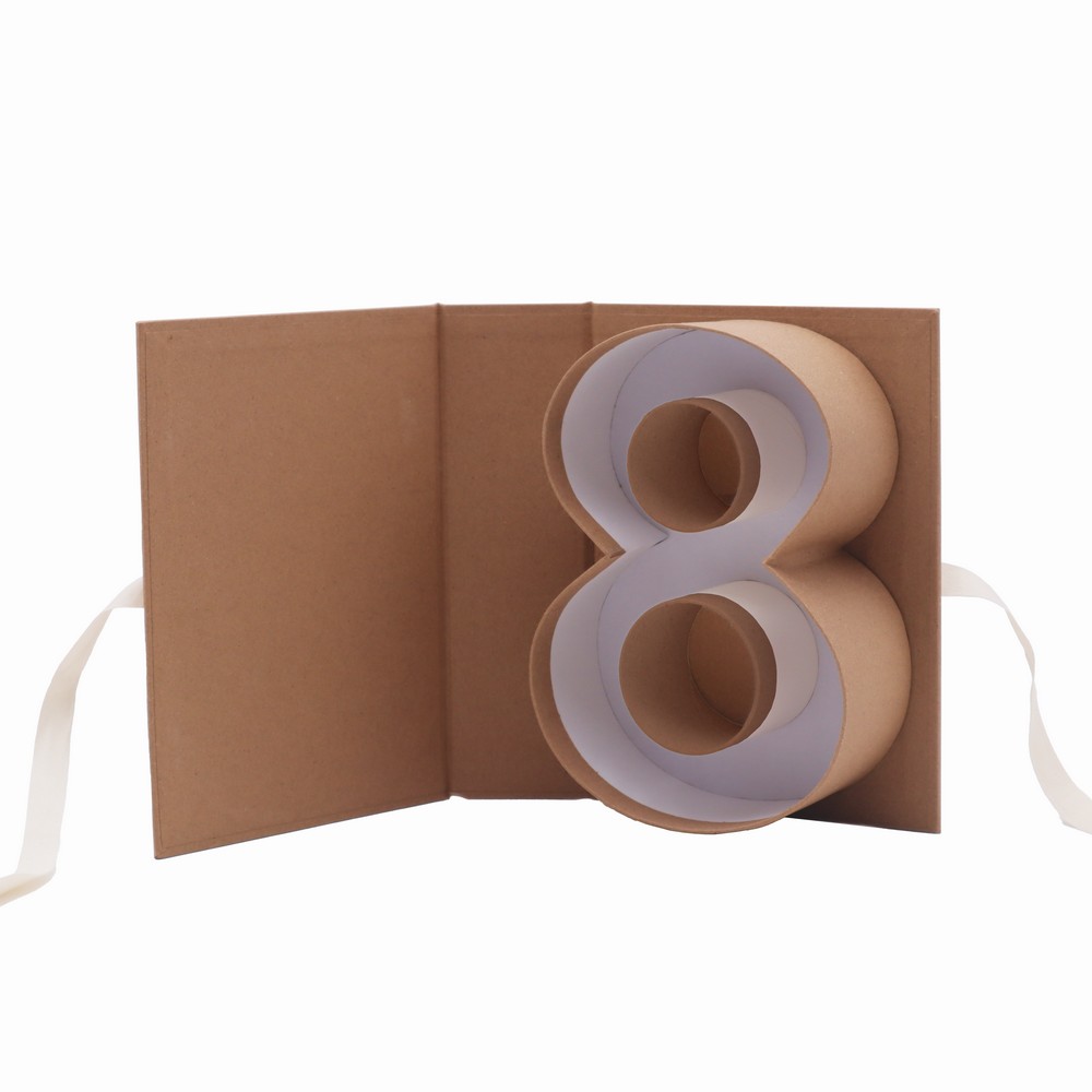 BOX AVANA NUMERO 8 16X12 H5 CM naturale (Cod. 41506-01)