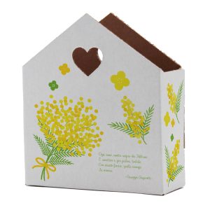 SET 6 PZ. CASETTA MICROONDA MIMOSA 14X4,5 H10,5 CM giallo (Cod. 41508-01)