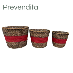MIRATRADE SET 3 CASPO' D30 H16-D17 H14-D13 H12 rosso (Cod. 42104-01)