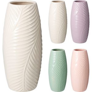 SET 4 VASI PORCELLANA 9X20 CM colori-assortiti (Cod. 41977-01)